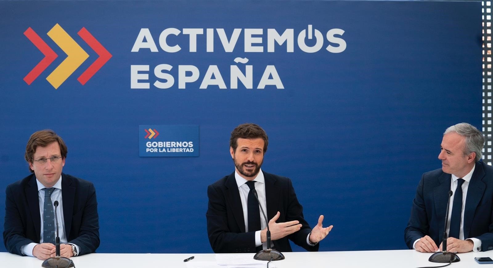 Casado ofrece a Sánchez acordar un plan jurídico para no recurrir al estado de alarma si hay rebrote