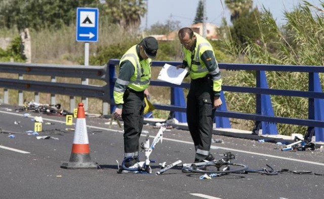 Perfil del ciclista muerto: varón de 54 años de edad y arrollado en una carretera nacional de la Comunitat
