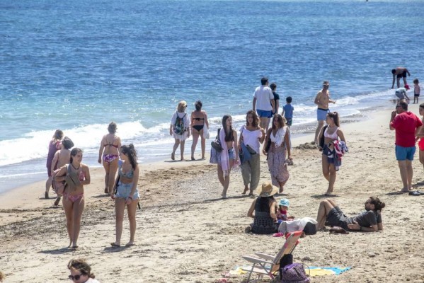 Cartagena informa en la web municipal del aforo de diez playas, siete de ellas en La Manga