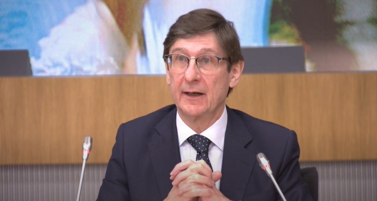 El presidente de Bankia, José Ignacio Goirigolzarri, durante la Cumbre Empresarial 'Empresas españolas liderando el futuro' organizada por CEOE. Foto: EP - 