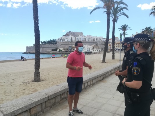 La Policía Local de Peñíscola trabaja en la puesta en marcha de una unidad específica de playa