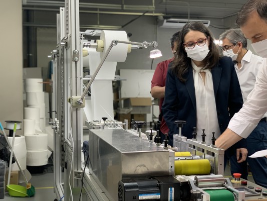 Igualdad compra material para cinco millones de mascarillas a la empresa valenciana Funcotex