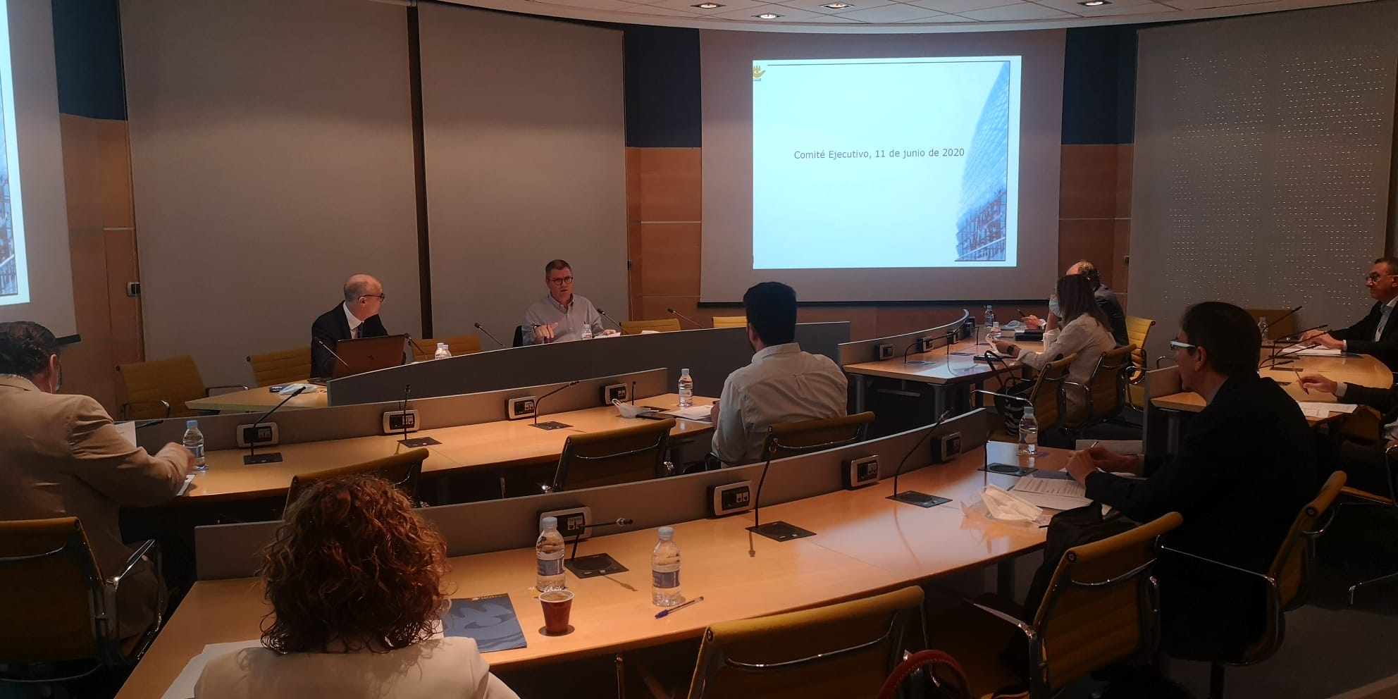 Imagen del comité ejecutivo celebrado este jueves - 