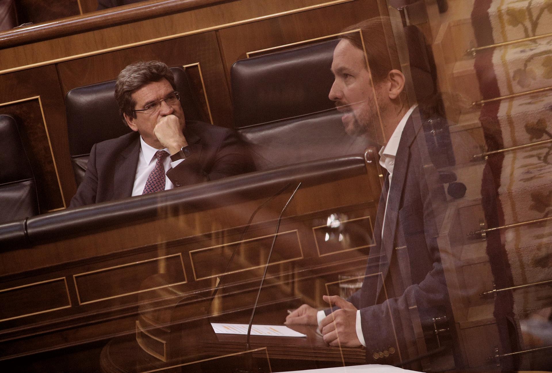 Iglesias y Escrivá defienden el Ingreso Mínimo como 