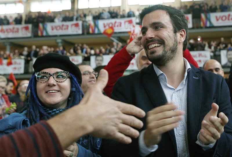 Garzón avisa del engaño del voto útil que piden PP y PSOE para 