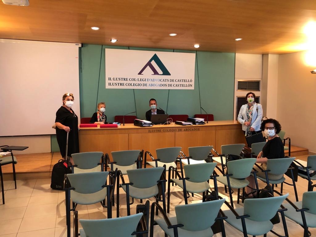 El Colegio de Abogados de Castellón recupera  la actividad presencial de sus comisiones