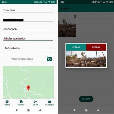 Un alumno de la UA diseña una 'app' colaborativa para detectar y resolver problemas de medio ambiente
