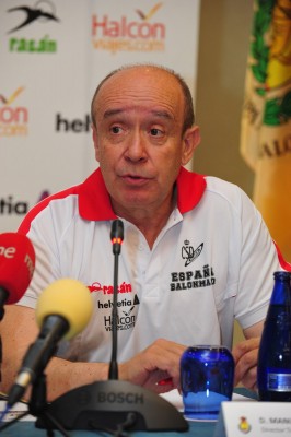 Manolo Laguna y Jesús Rivilla, en el III Curso de Alto Rendimiento de la Politécnica de Cartagena