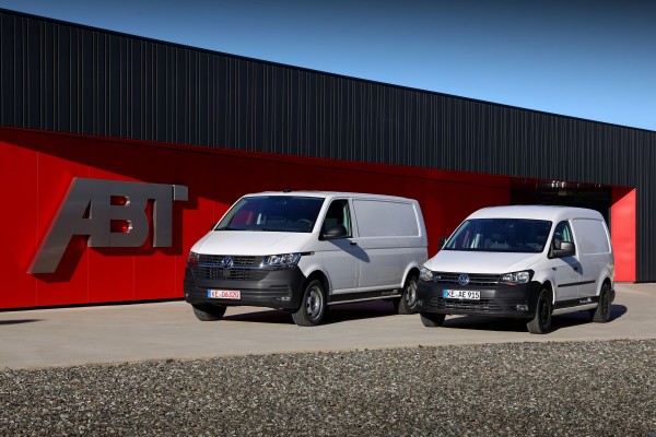 Volkswagen Vehículos Comerciales ofrece su gama completa 100% eléctrica con la llegada del e-Caddy ABT y e-Transporter ABT