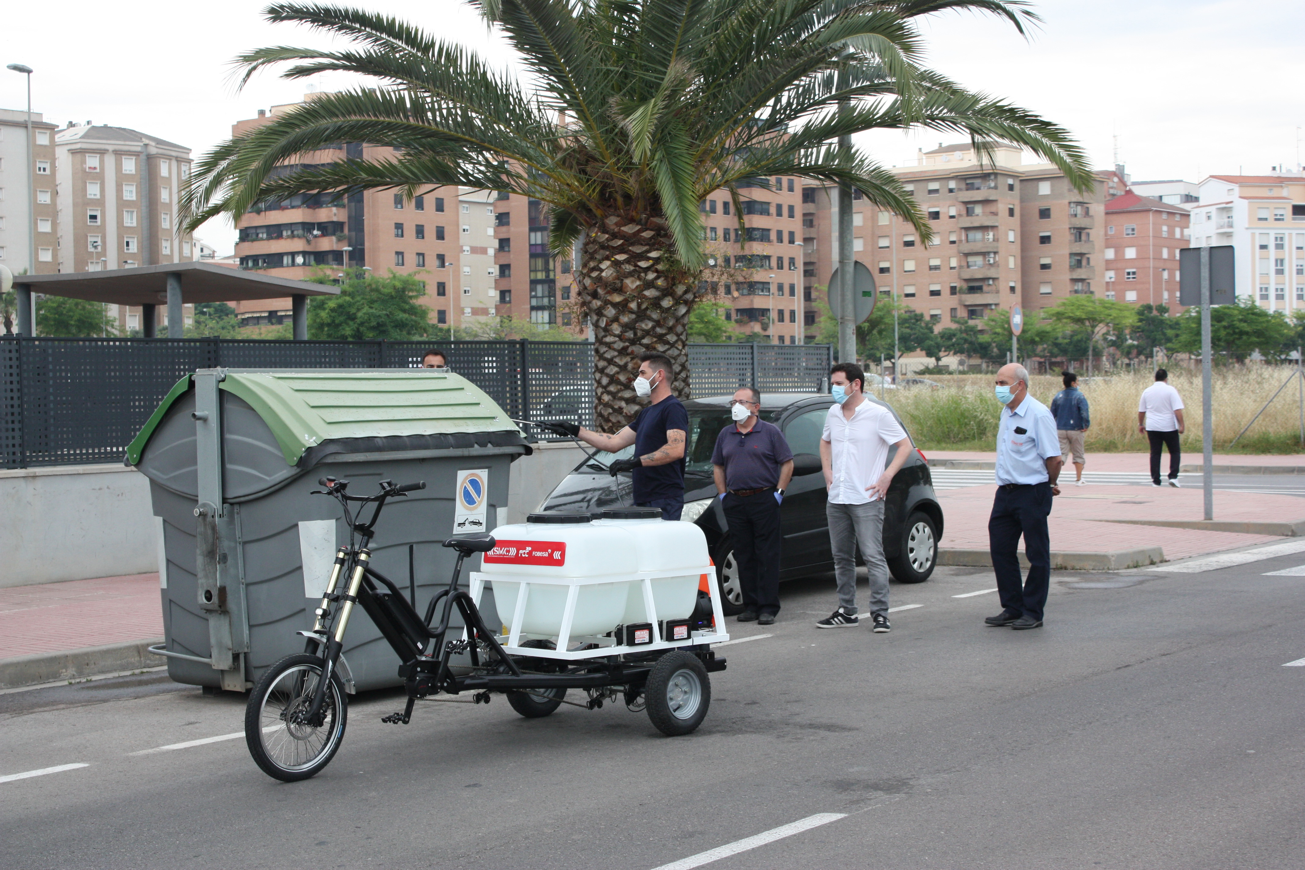 Castelló realiza más de 67.000 desinfecciones de mobiliario urbano durante el estado de alarma