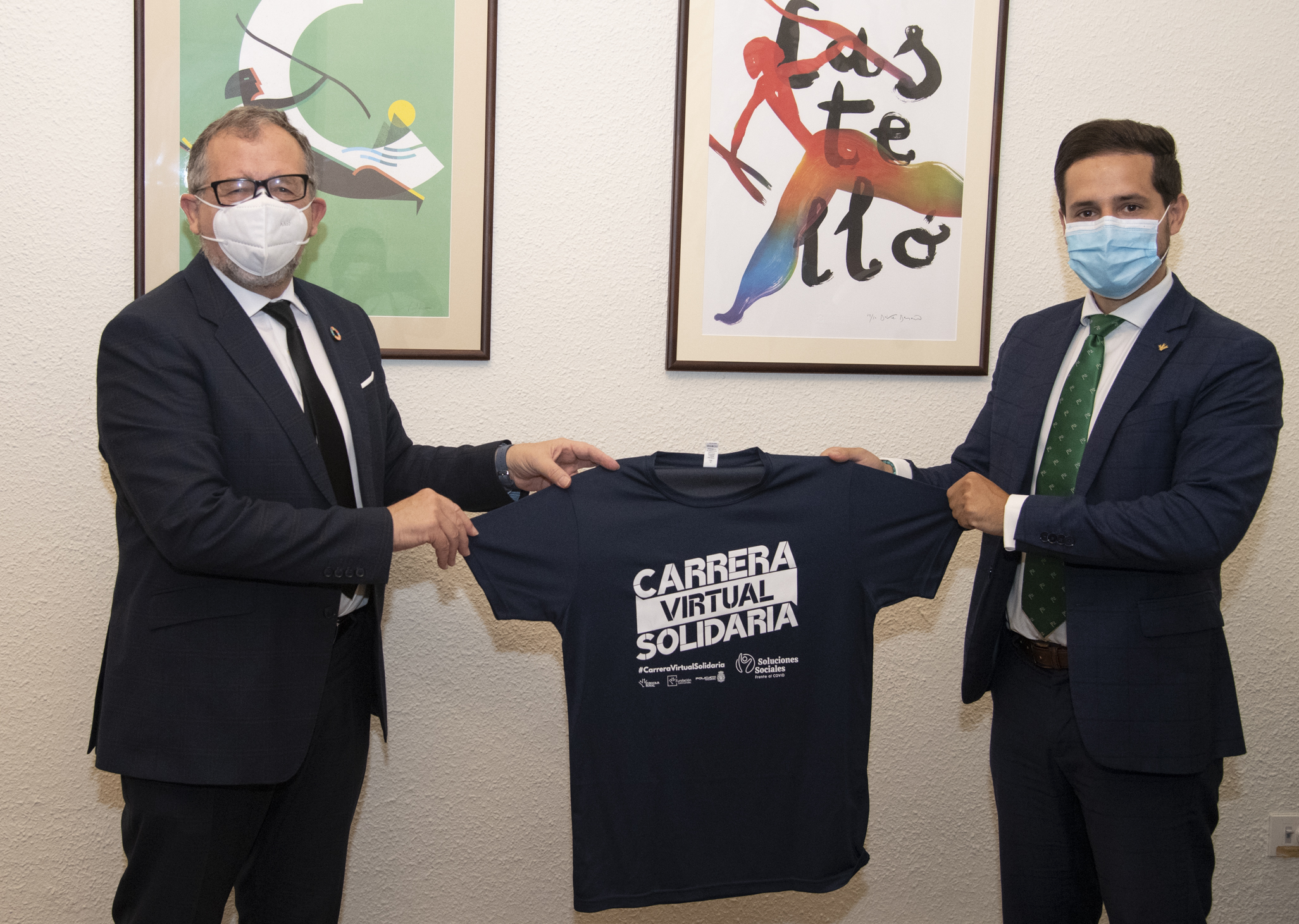 La Diputación respalda la carrera solidaria de la Fundación Eurocaja Rural por la covid-19