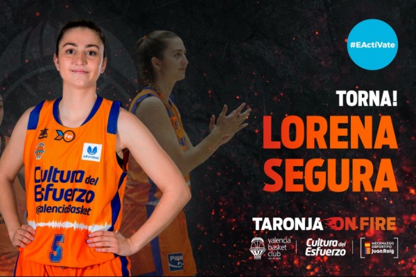 La escolta Lorena Segura pasa a formar parte de la primera plantilla de Valencia Basket