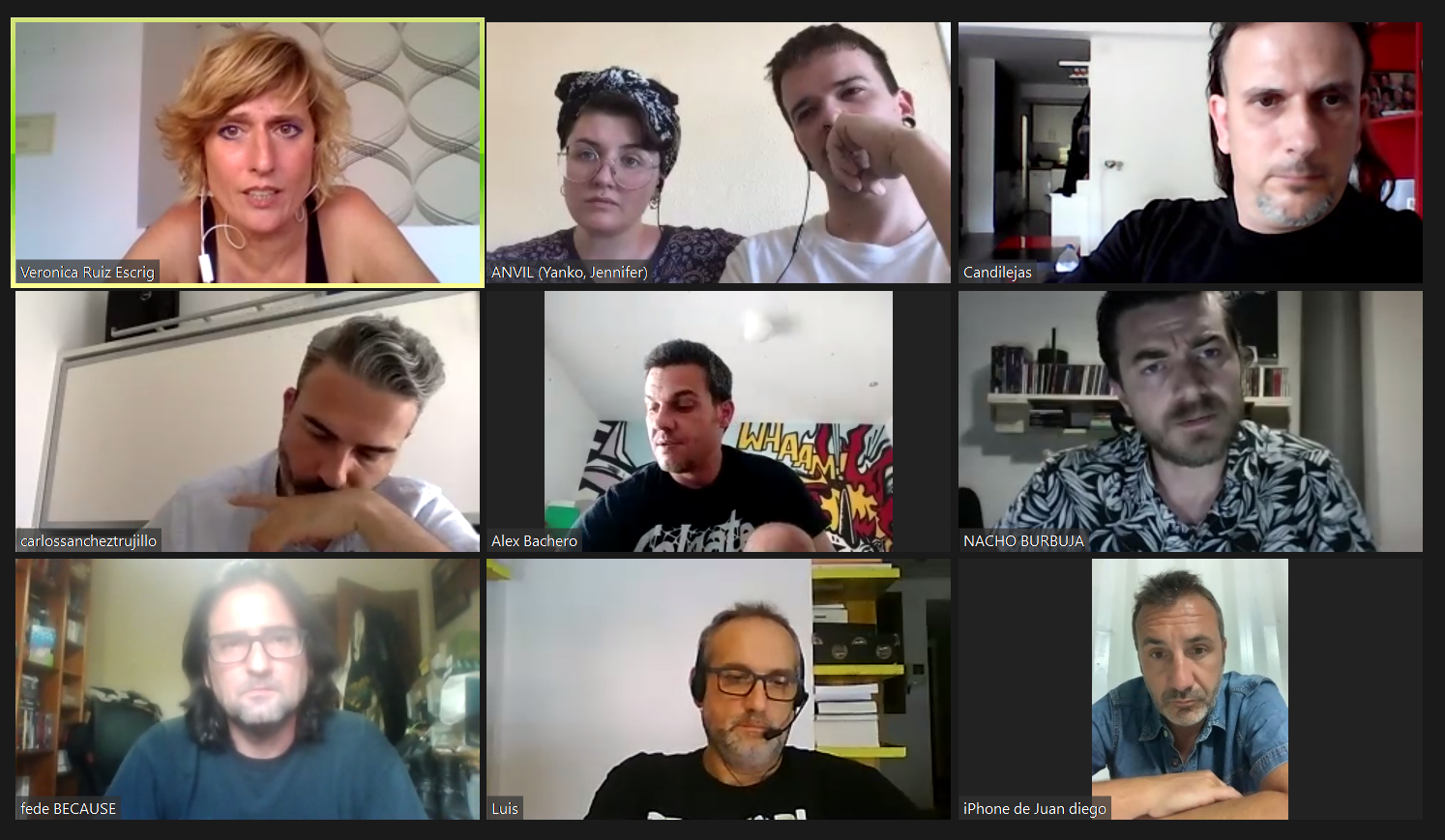 La regidora de Cultura, Verònica Ruiz, reunida con una representación del sector - 