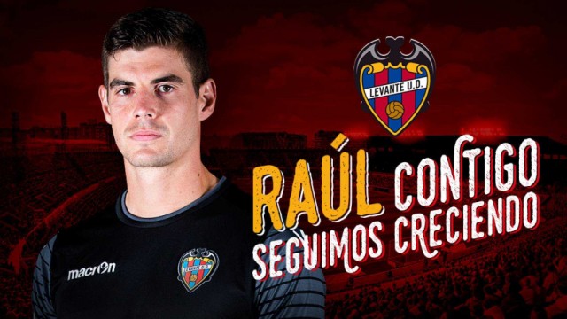 Raúl Fernández amplía su relación con el Levante hasta 2019 con una temporada más opcional