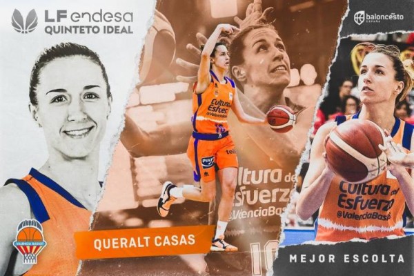 Queralt Casas, elegida mejor jugadora española de la Liga Femenina Endesa
