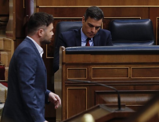 ERC pacta con el Gobierno abstenerse en la sexta prórroga de la alarma
