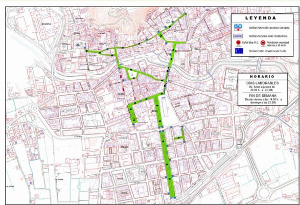 Orihuela modifica el horario de peatonalización de las calles comerciales días después de implantarlo 