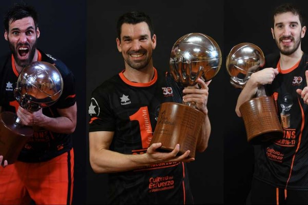 Valencia Basket ejecuta la ampliación de contrato de Rafa Martínez, San Emeterio y Vives