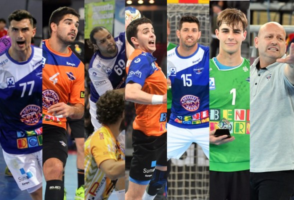 Siete representantes del Balonmano Benidorm optan al siete ideal de la Liga Asobal

