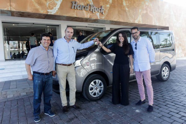 Fiat Talento en el Hard Rock Hotel de Ibiza