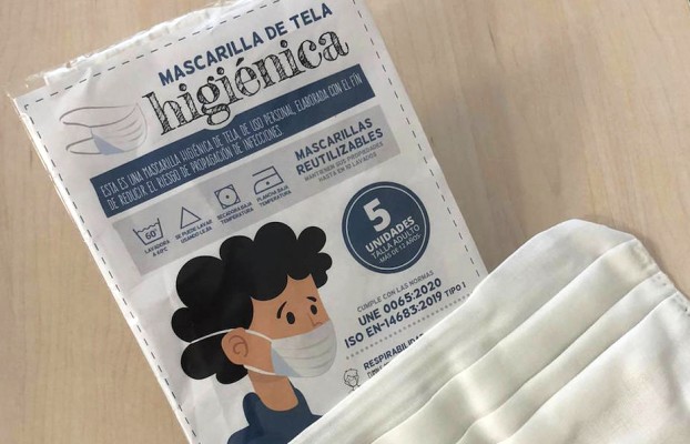 Masymas también compra al fabricante alicantino Comersan las mascarillas reutilizables