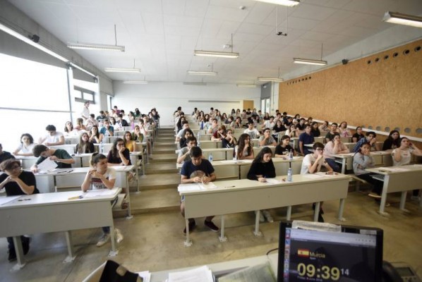 Nueve de cada diez alumnos de la Región aprobaron la EBAU el curso pasado