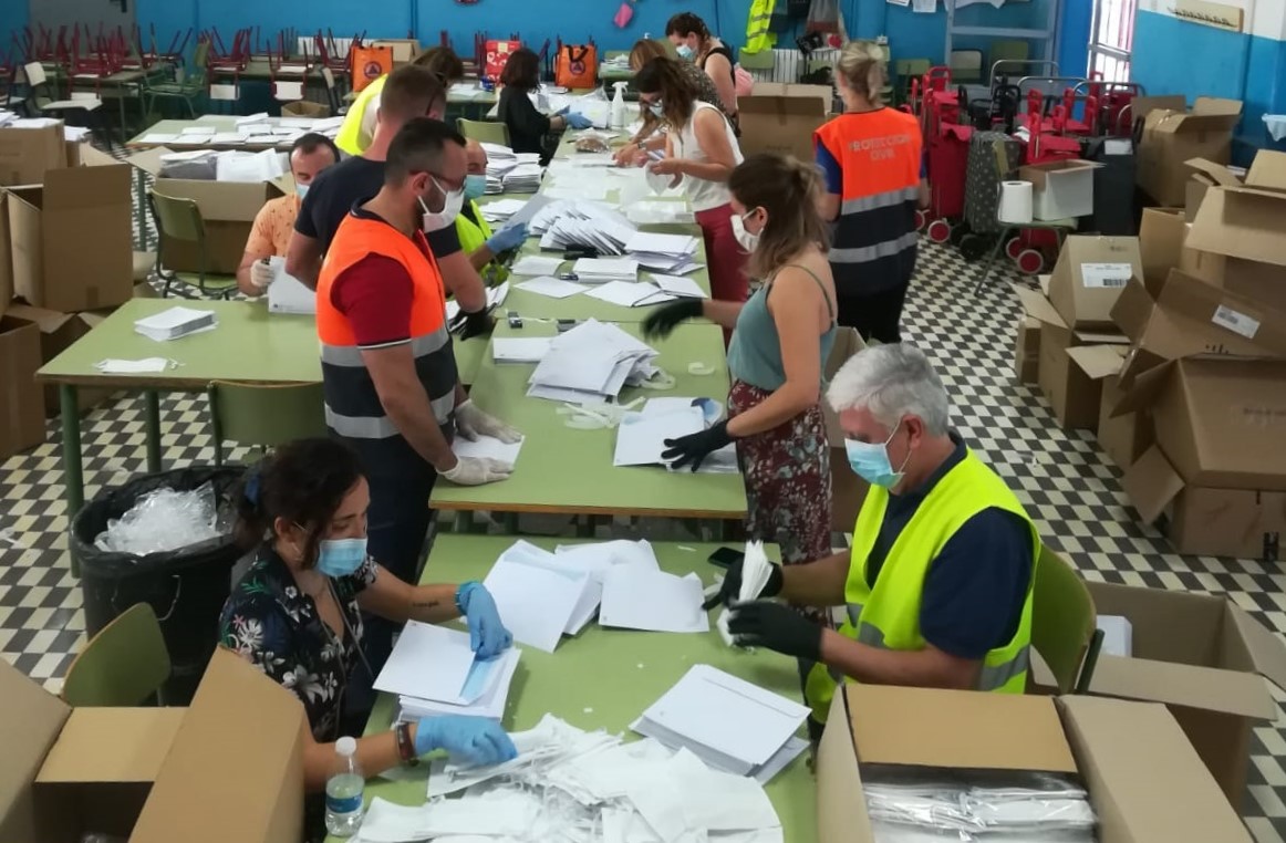 Vila-real reparteix 150.000 màscares entre la ciutadania i col·lectius 