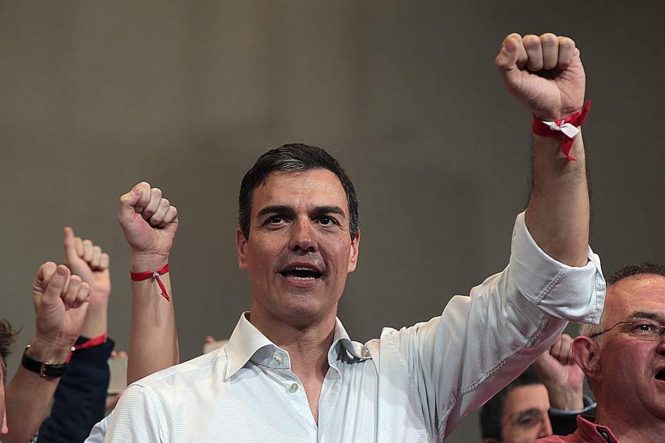 Pedro Sánchez, en un acto en Granada. Foto: PEPE TORRES/EFE.  - 