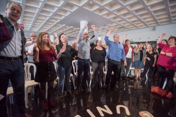 Rita Bosaho, Txema Guijarro y María Teresa Pérez, en la nueva dirección estatal de Podemos