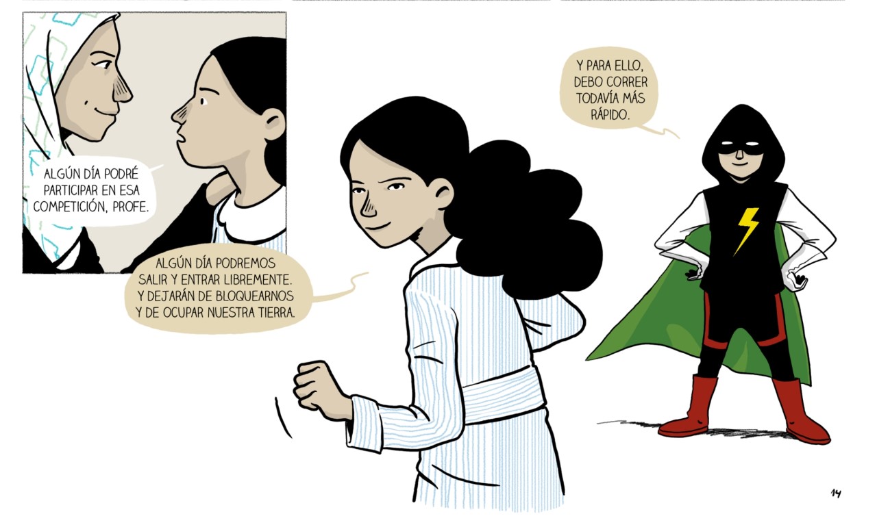 Unrwa Comunitat Valenciana reflexiona, a través del cómic, sobre las mujeres refugiadas de Palestina