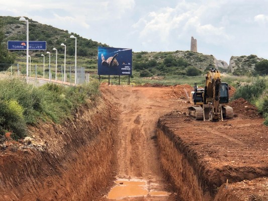Crece el descontento ecologista y vecinal por el avance de las obras en el entorno de la Renegà 