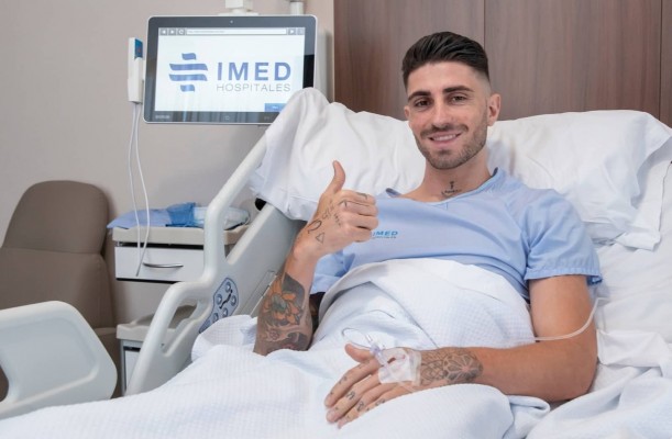 Piccini, operado con éxito de la rodilla