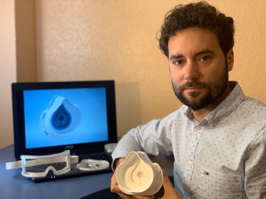 Las mascarillas FFP2 'made in UMH' rozan el certificado de Aitex para su uso