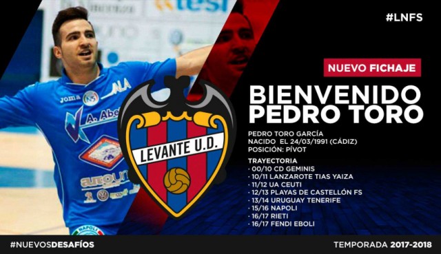 Pedro Toro se compromete con el Levante UD FS