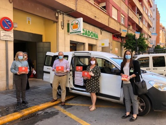  Mercadona dona 7.000 kilos de alimentos a siete entidades sociales de la provincia