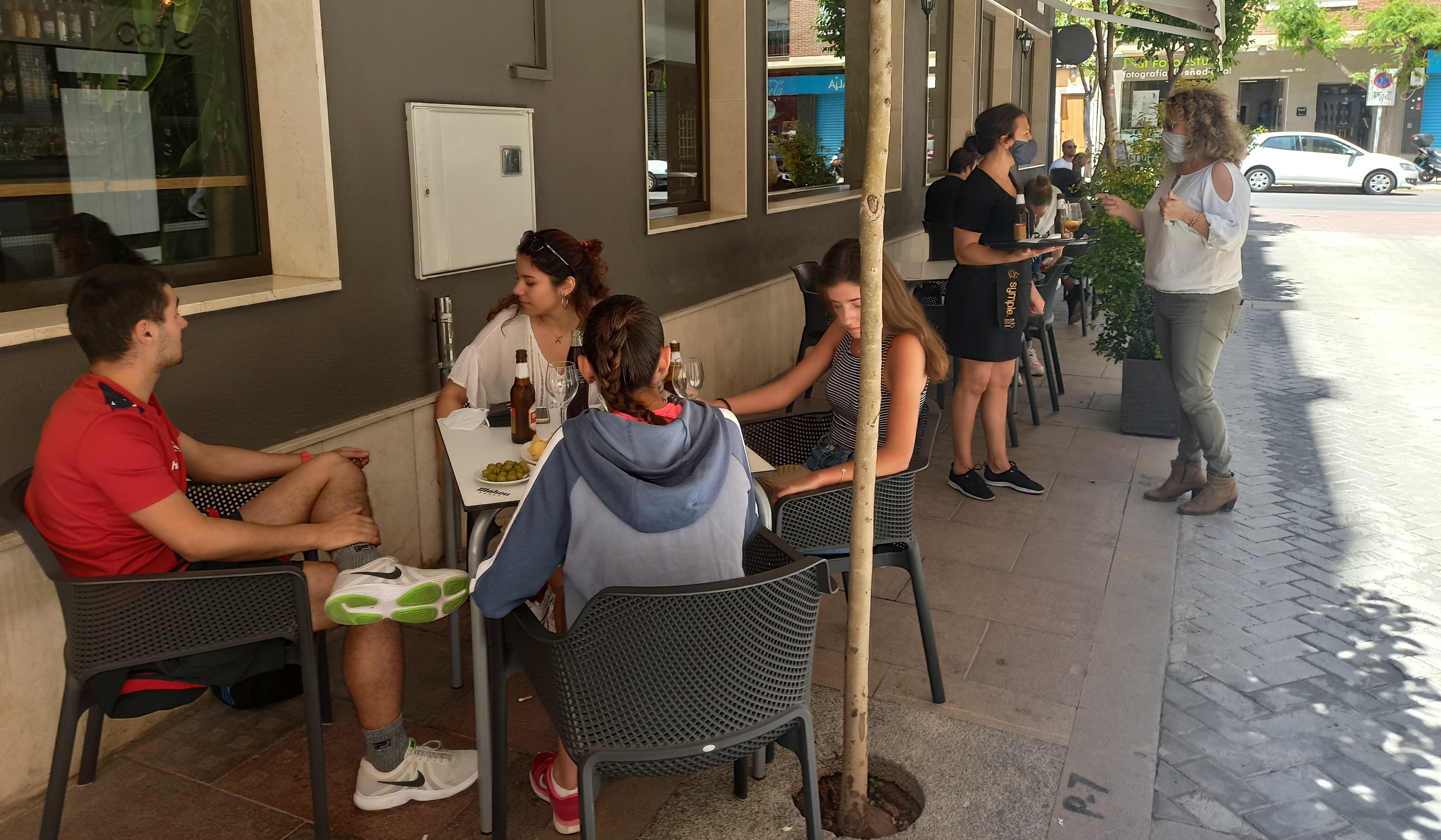 Benicàssim inicia la fase 1 con el permiso de la ampliación de terrazas