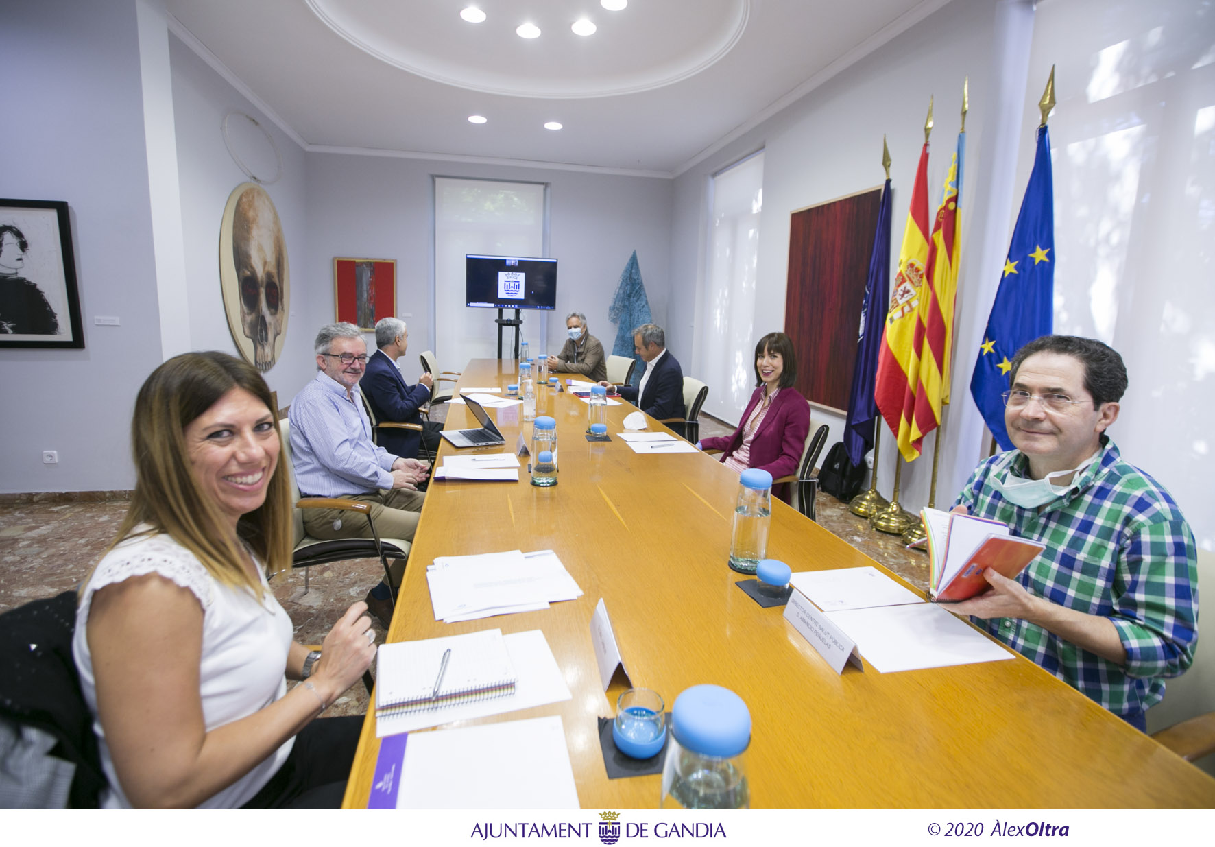 Gandia posa a disposició de Salut Pública el sistema de detecció de la covid-19 en aigües de claveguera
