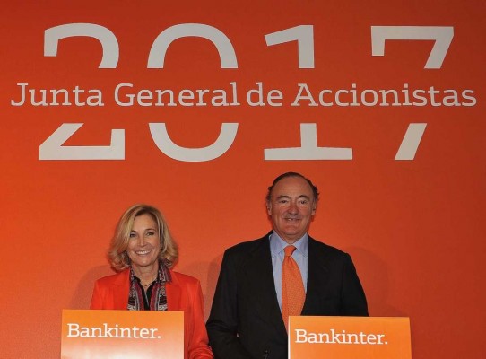 Bankinter pasará por caja el 28 de junio: 0,05 euros por acción