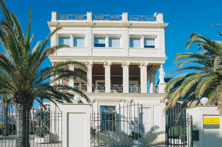   Fachada de la casa museo Blasco Ibáñez en València. Foto: KIKE TABERNER   - 