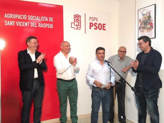 Ximo Puig, a por el disputado voto del afiliado socialista de Alicante