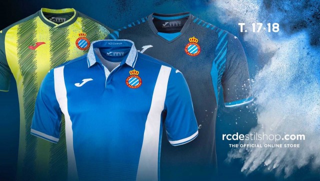 El RCD Espanyol ya tiene nueva y retocada camiseta para una temporada 