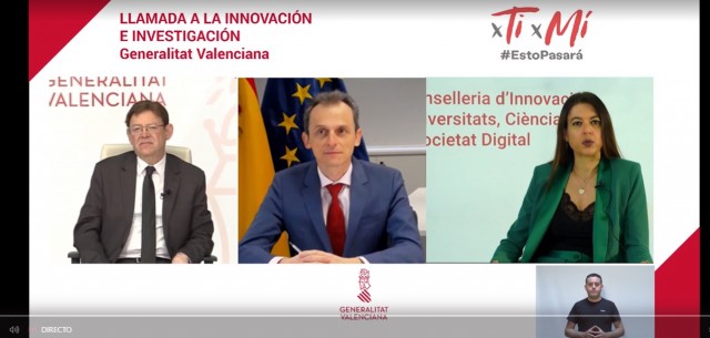 La innovación que demanda el Consell: predicción en Covid-19, túneles de desinfección y PCR rápidos