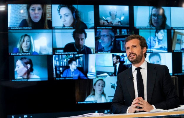 Pablo Casado plantea pacto de estado de sanidad en comisión de reconstrucción