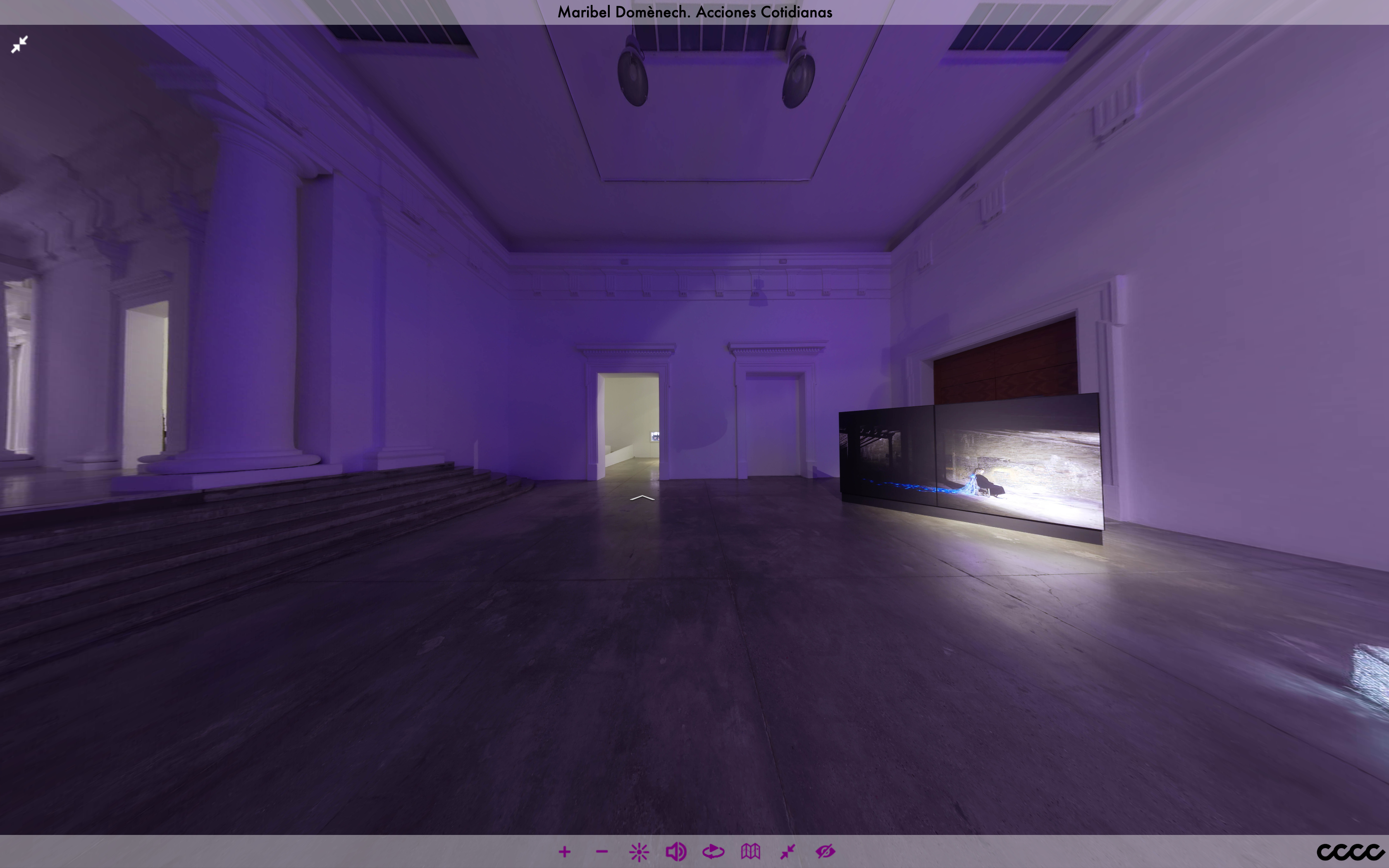 Maribel Doménech  protagoniza la primera inauguración virtual del Centre del Carme