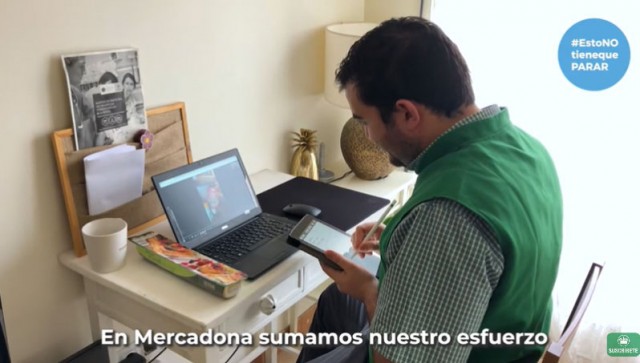 Mercadona mantiene la ‘coinnovación’ con sus clientes con videollamadas