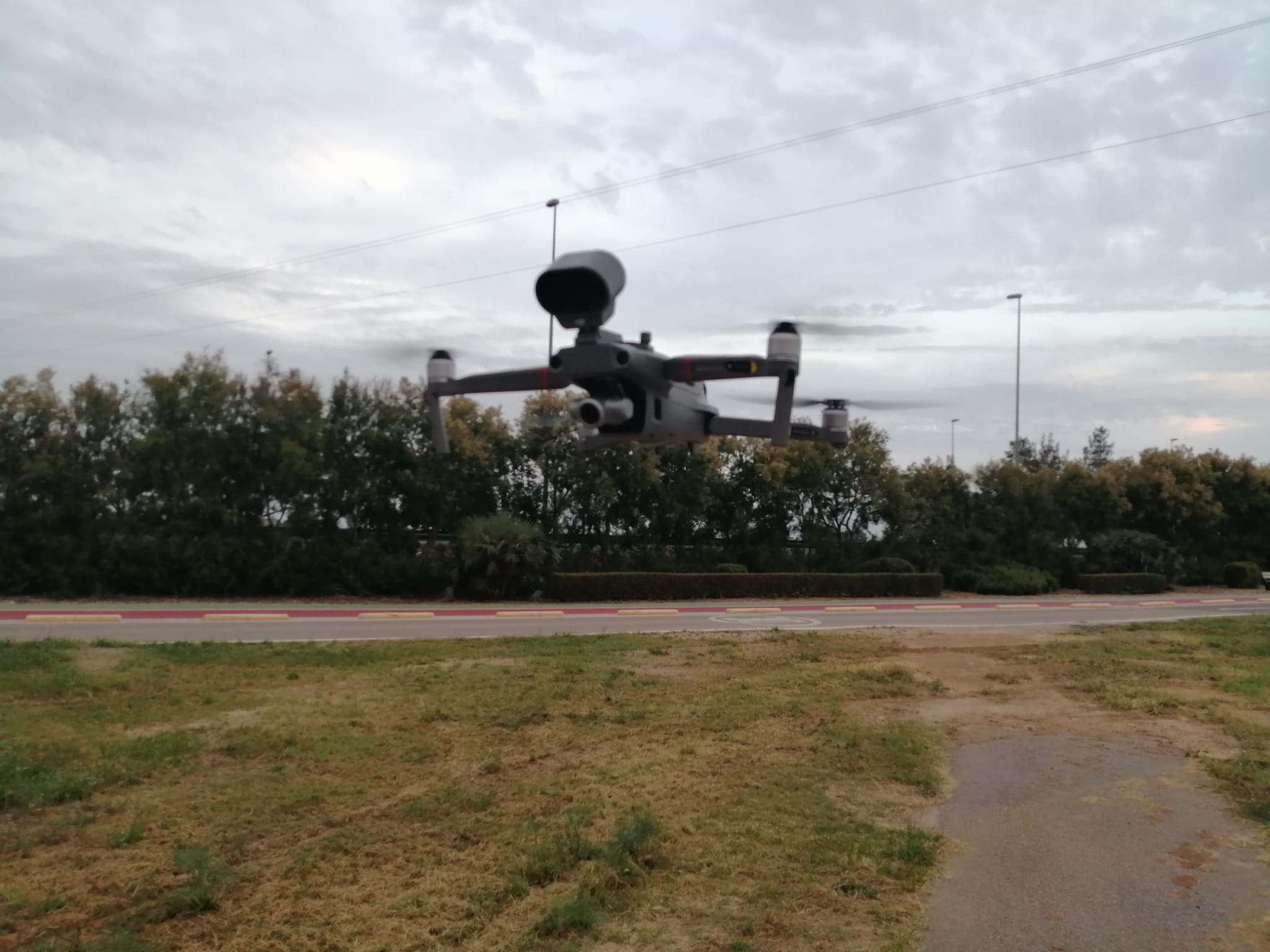 La Policia Local d'Almussafes comença a utilitzar el seu dron per a tasques de videovigilància