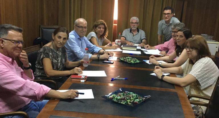 La junta de gobierno del Colegio de Médicos de Castellón, en una imagen de archivo. - 