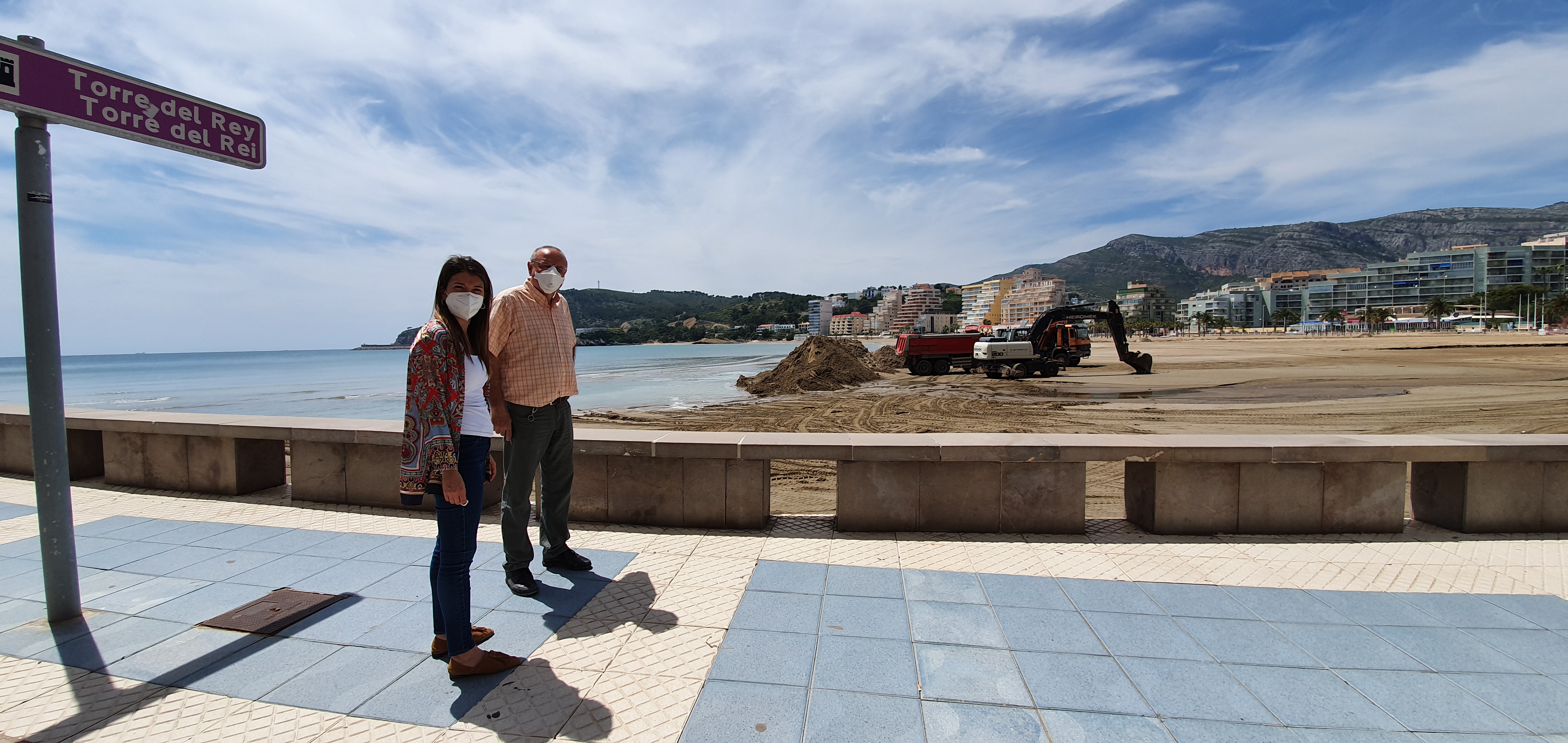 Orpesa prepara sus playas rellenando
Amplàries y Morro de Gos con el excedente de La Concha