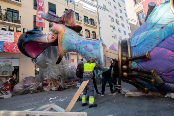 La Generalitat pagó 400.000 euros a Tragsa por retirar las Fallas