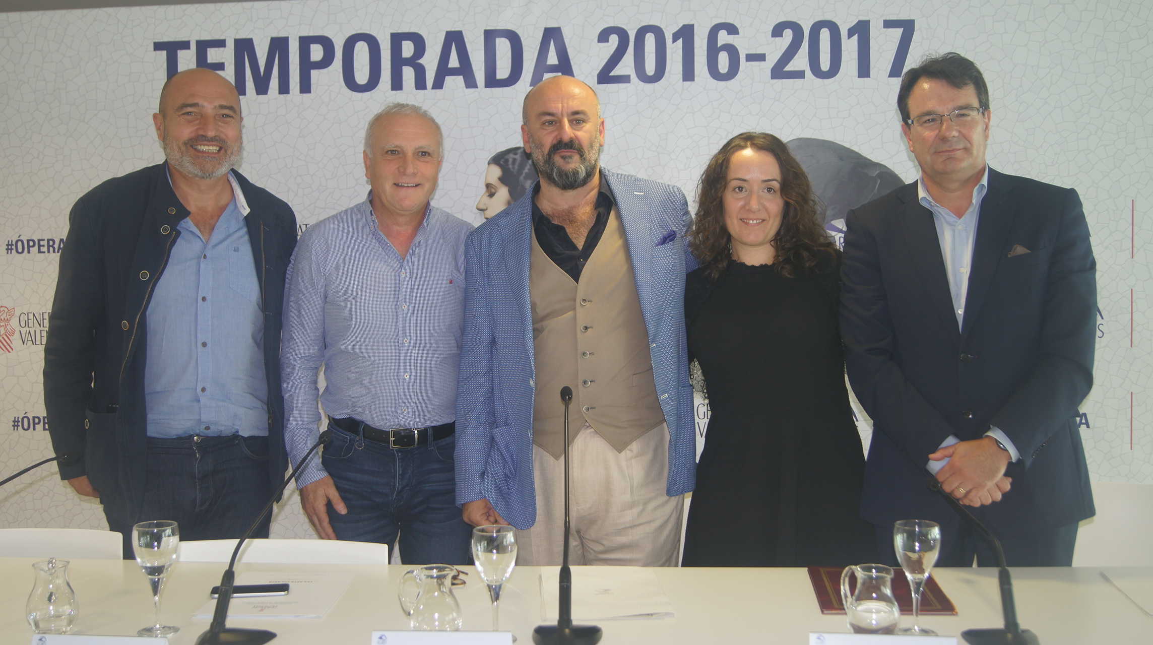 Xavier Rius, Albert Girona, Davide Livermore, Glo?ria Tello i Francisco Potenciano - 